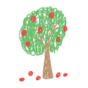 Baum Baum gemalt