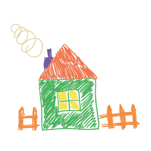 Haus gemalt
