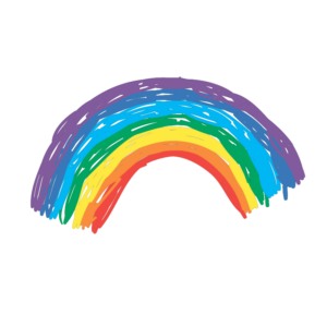 Regenbogen gemalt